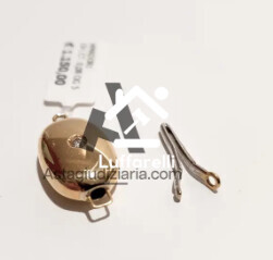 Preziosi – una chiusura per collana in oro giallo e bianco 18 kt con… — foto 2