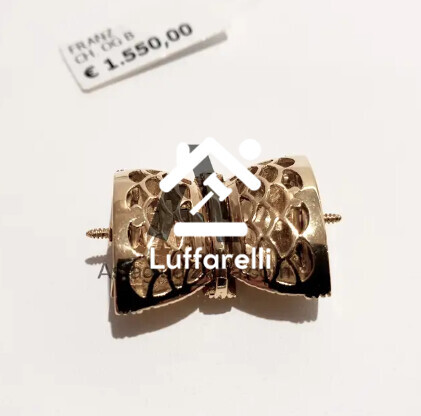 Preziosi – una chiusura per collana in oro giallo 18 kt con diamanti peso… — foto 2