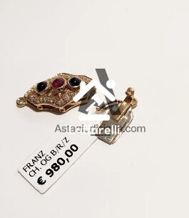 Preziosi – una chiusura per collana in oro giallo 18 kt privo di marchio… — foto 2