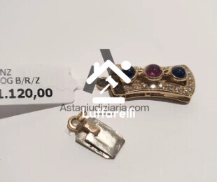 Preziosi – una chiusura per collana in oro giallo 18 kt con brillanti… — foto 2