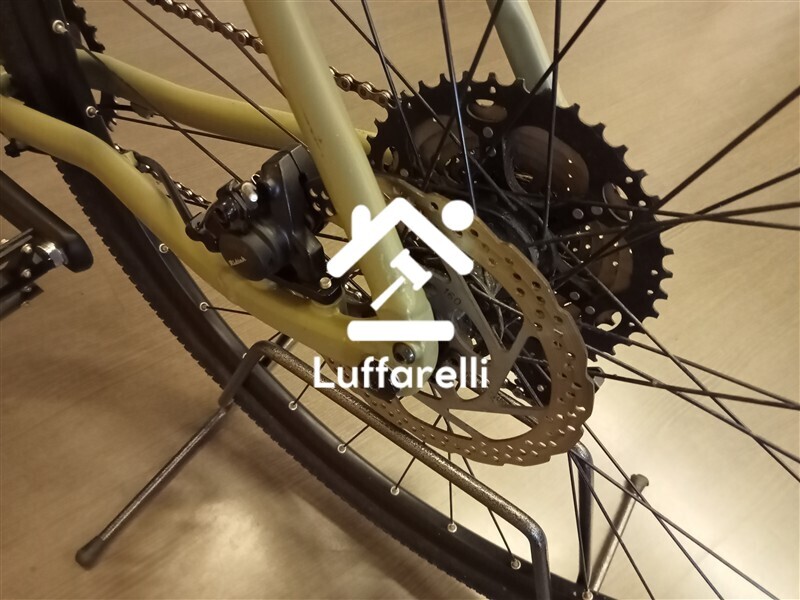 Veicoli – BICICLETTA GRAVEL verde, marca Ciclofficina, taglia L, usata… — foto 2