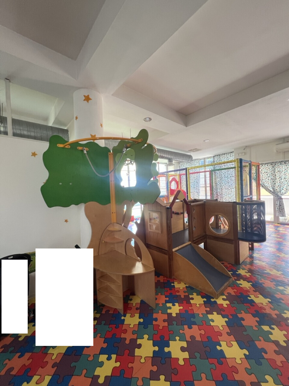 Mobili E Arredo Per Ufficio – Struttura giochi in legno marca Gemino con due scivoli e casette… — foto 3