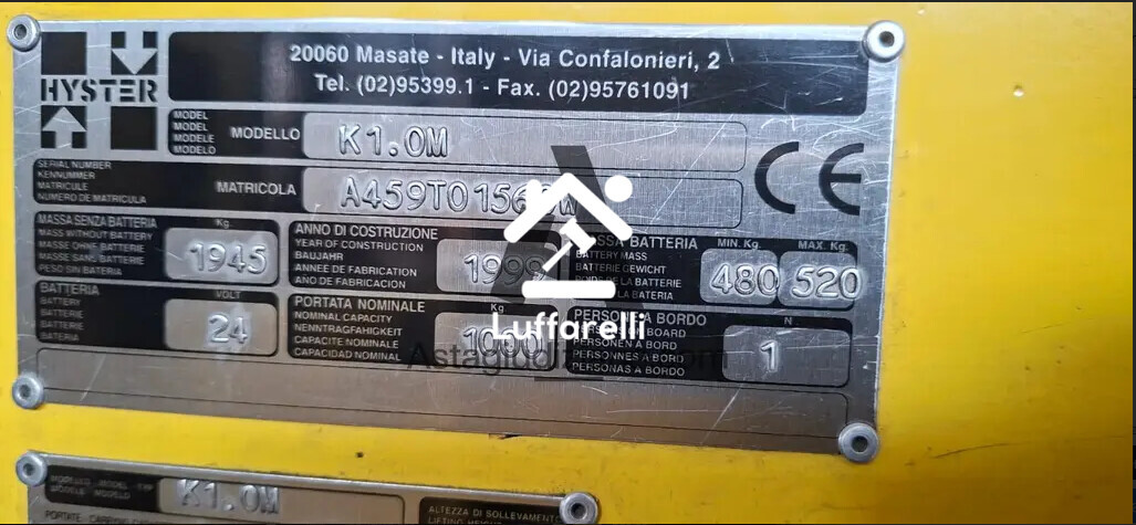 Attrezzature Industriali – Il lotto comprende un carrello elevatore elettrico… — foto 4