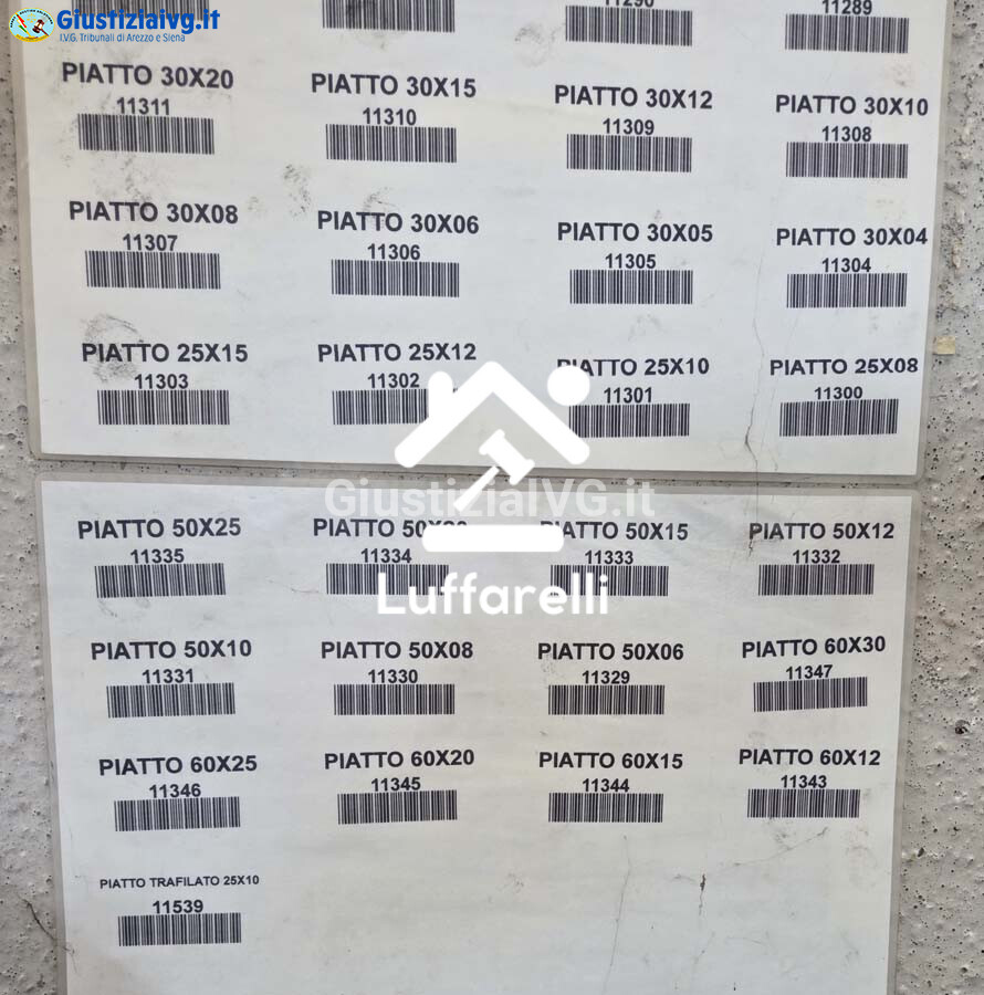 Macchinari, Impianti Ed Attrezzature Per L'Edilizia – Il lotto comprende piatti trafilati, barre piene e profili… — foto 5
