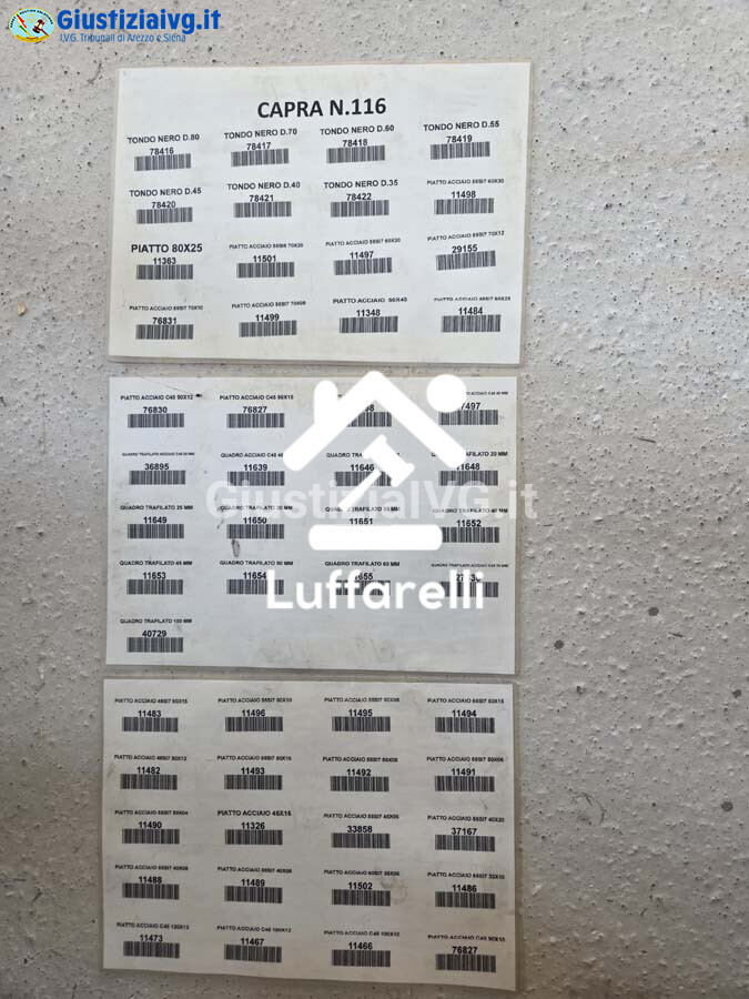 Materie Prime E Prodotti – Il lotto comprende materiale misto in acciaio. — foto 4