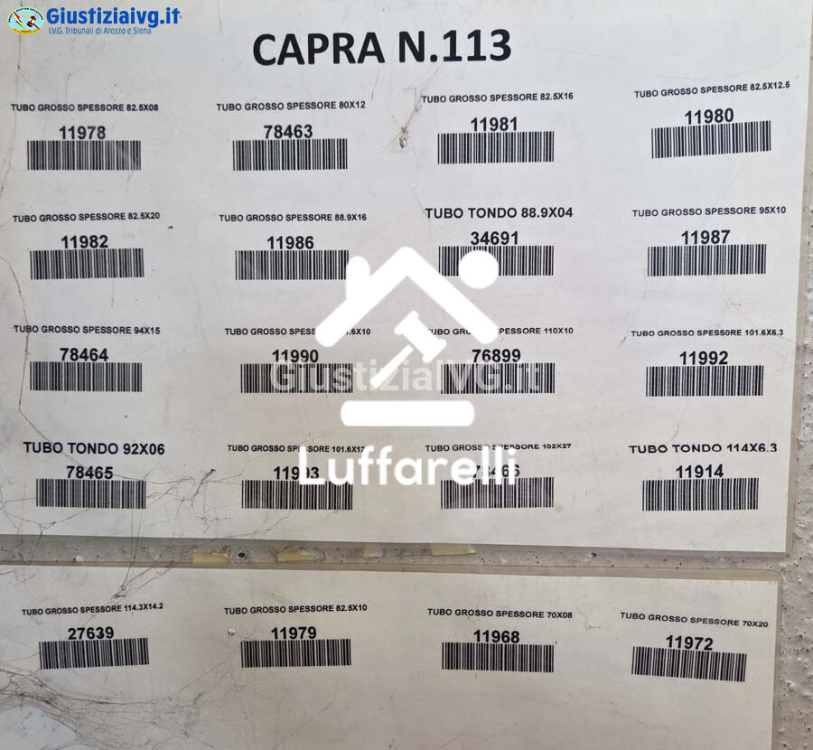 Materie Prime E Prodotti – Il lotto comprende tubi tondi in acciaio di vari diametri. — foto 2