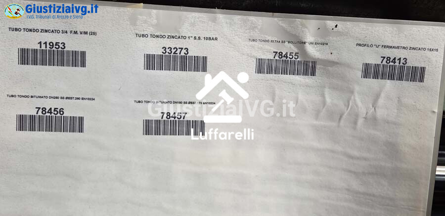 Materie Prime E Prodotti – Il lotto comprende tubazioni tecniche in acciaio. — foto 4