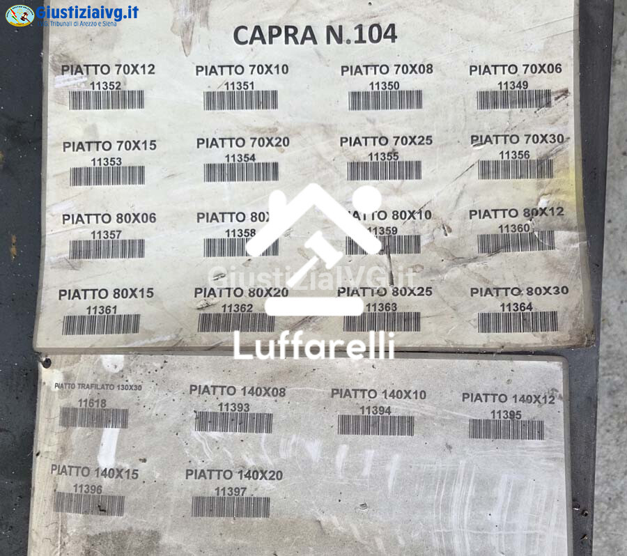 Materie Prime E Prodotti – Il lotto comprende un quantitativo di piatti in acciaio di medie… — foto 6