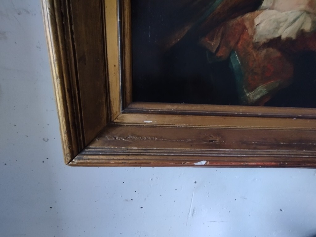 Oggetti D'Arte O Antiquariato – Il lotto comprende due quadri a olio su tela: un ritratto… — foto 5