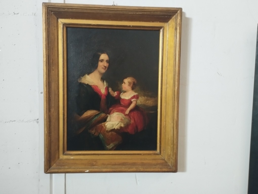 Oggetti D'Arte O Antiquariato – Il lotto comprende due quadri a olio su tela: un ritratto… — foto 2