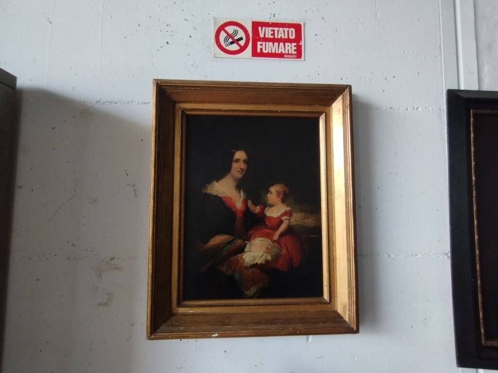 Oggetti D'Arte O Antiquariato – Il lotto comprende due quadri a olio su tela: un ritratto… — foto 4