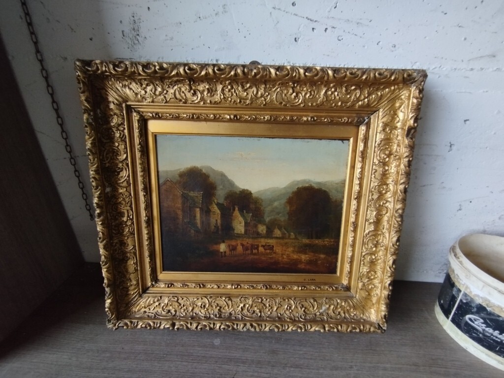 Oggetti D'Arte O Antiquariato – Si vende un quadro raffigurante un paesaggio, olio su tela, a… — foto 2