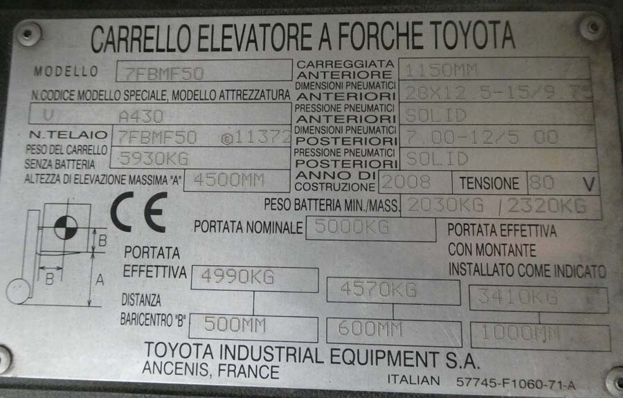 Apparecchi Di Sollevamento – Il lotto comprende un carrello elevatore elettrico a forche di… — foto 7