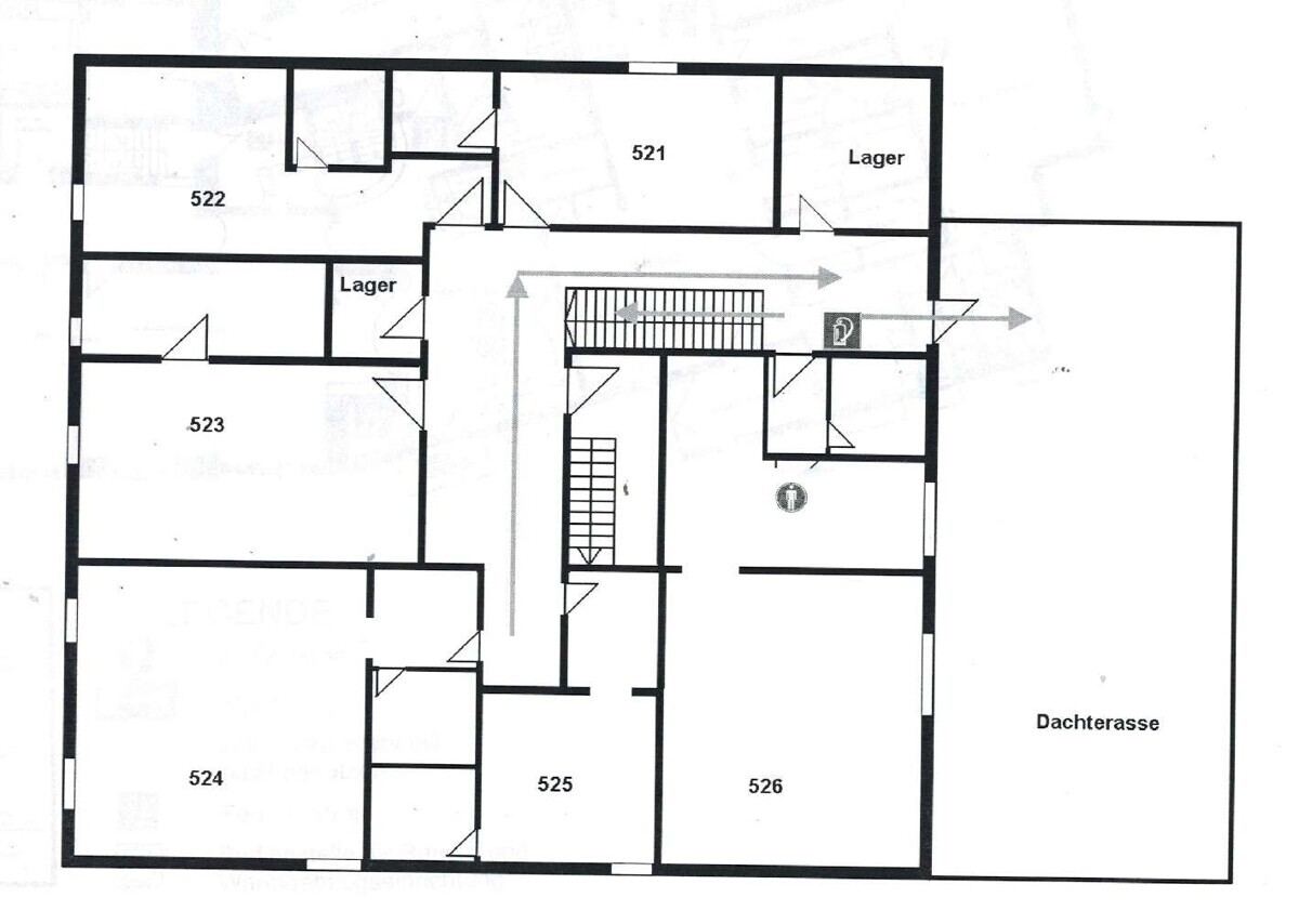 Plan Gästehaus 5. OG