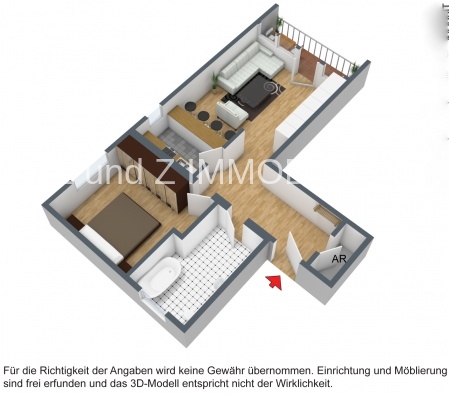 *** Helle Wohnung sucht nette Mieter *** Gut geschnittene 2-Zimmerwohnung mit Balkon ! - Photo 4