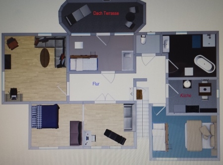 TOP Haus in Haus Wohnung ca 150 qm mit separatem Eingang und Dach-Terrasse - Photo 3