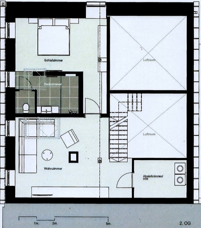 Luxus pur – zwei Zimmer mit Dachterrasse und moderner Einbauküche. - Photo 2