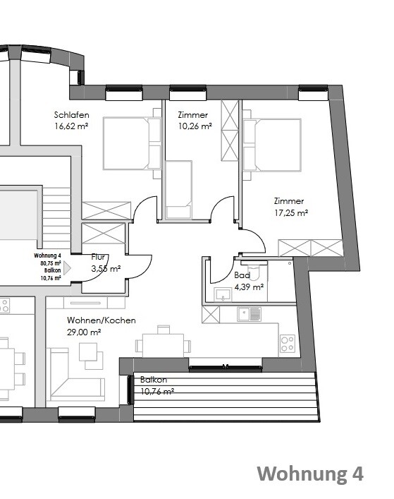Wohnung 4