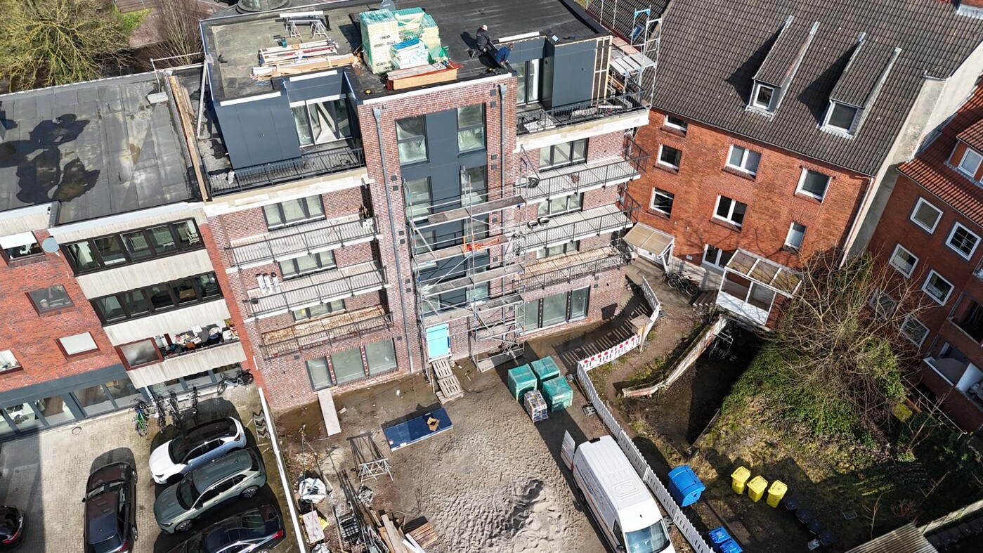 Vogelsperspektive Rückansicht