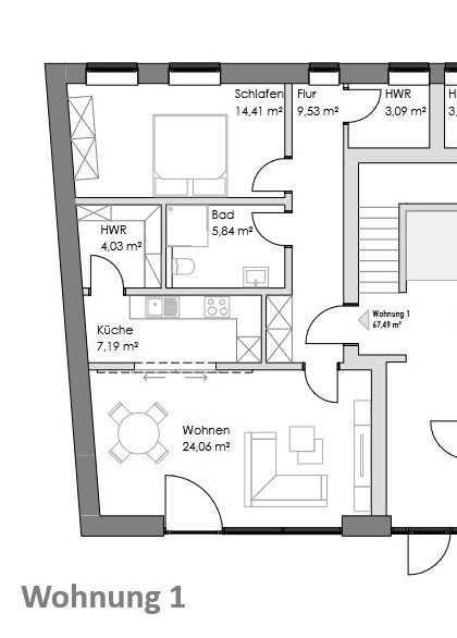 Wohnung 1