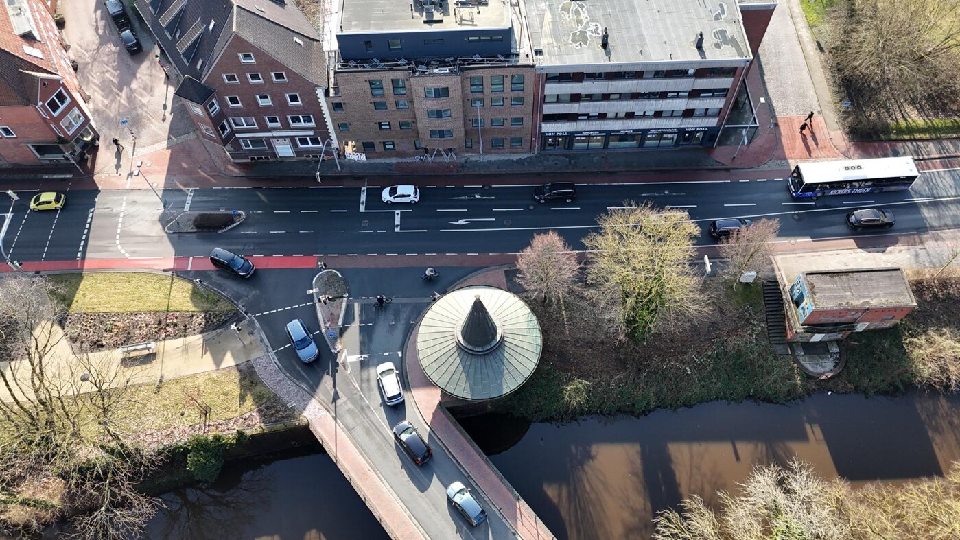 Vogelperspektive Frontansicht