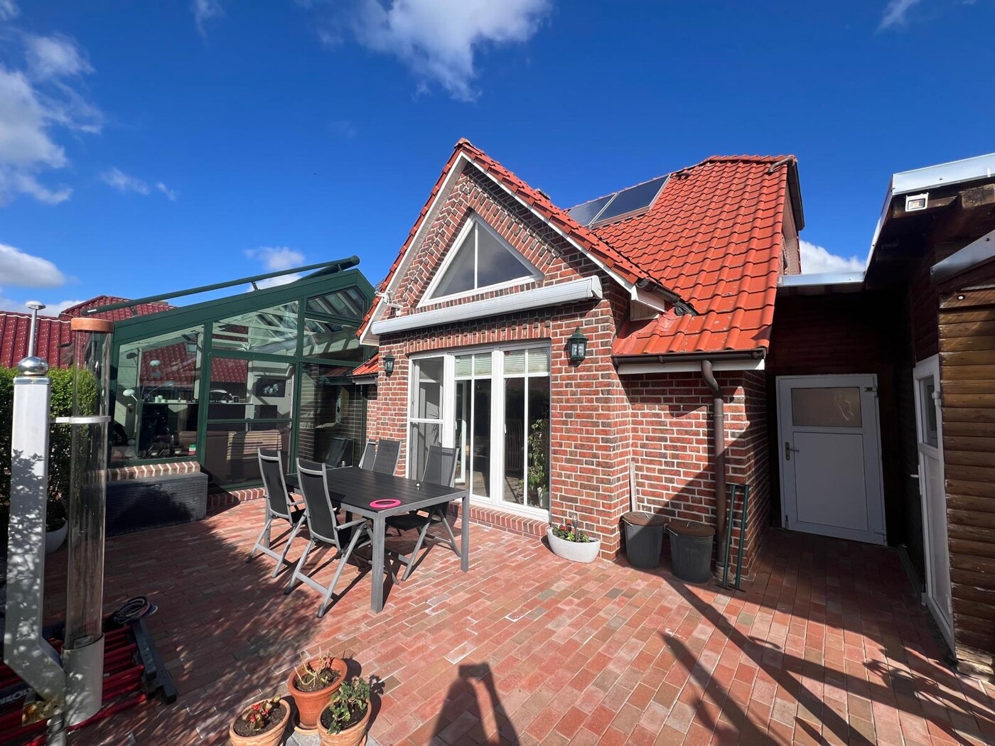 Blick auf die Terrasse