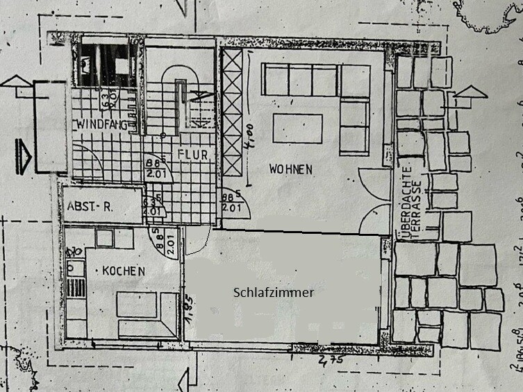 Grunsriss Erdgeschoss