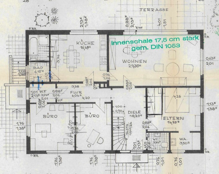 Grundriss Erdgeschoss Haupthaus