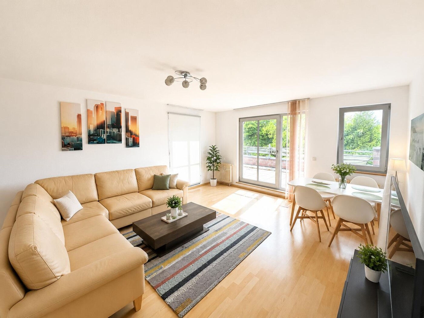 Wohnzimmer Penthouse 1