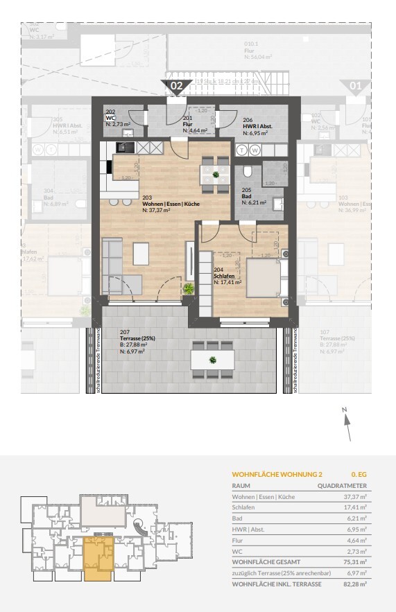 Wohnung 2