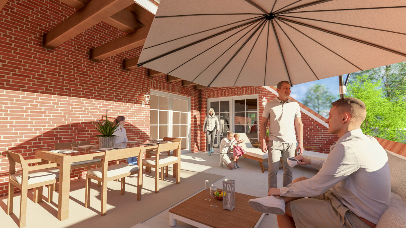 Visualisierung Balkon