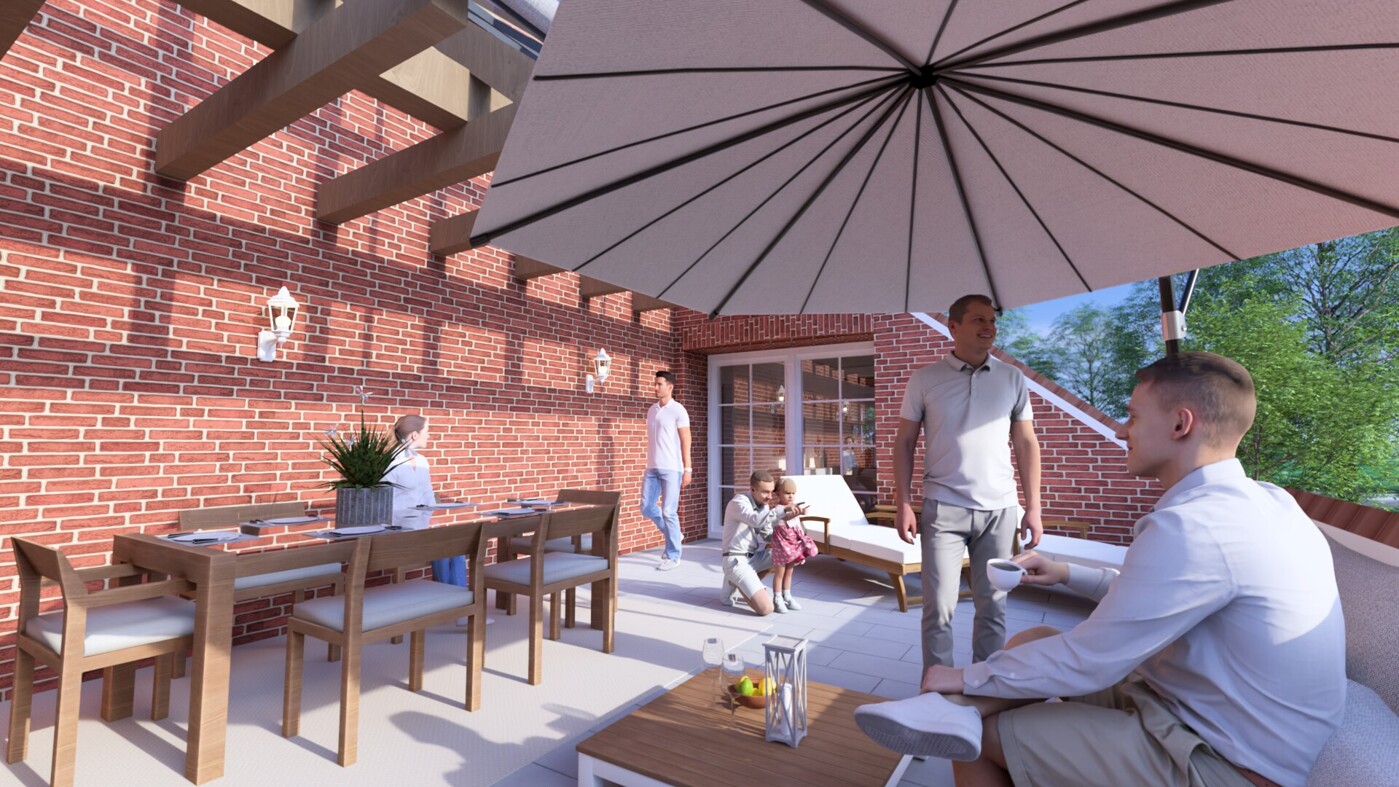 Visualisierung Balkon