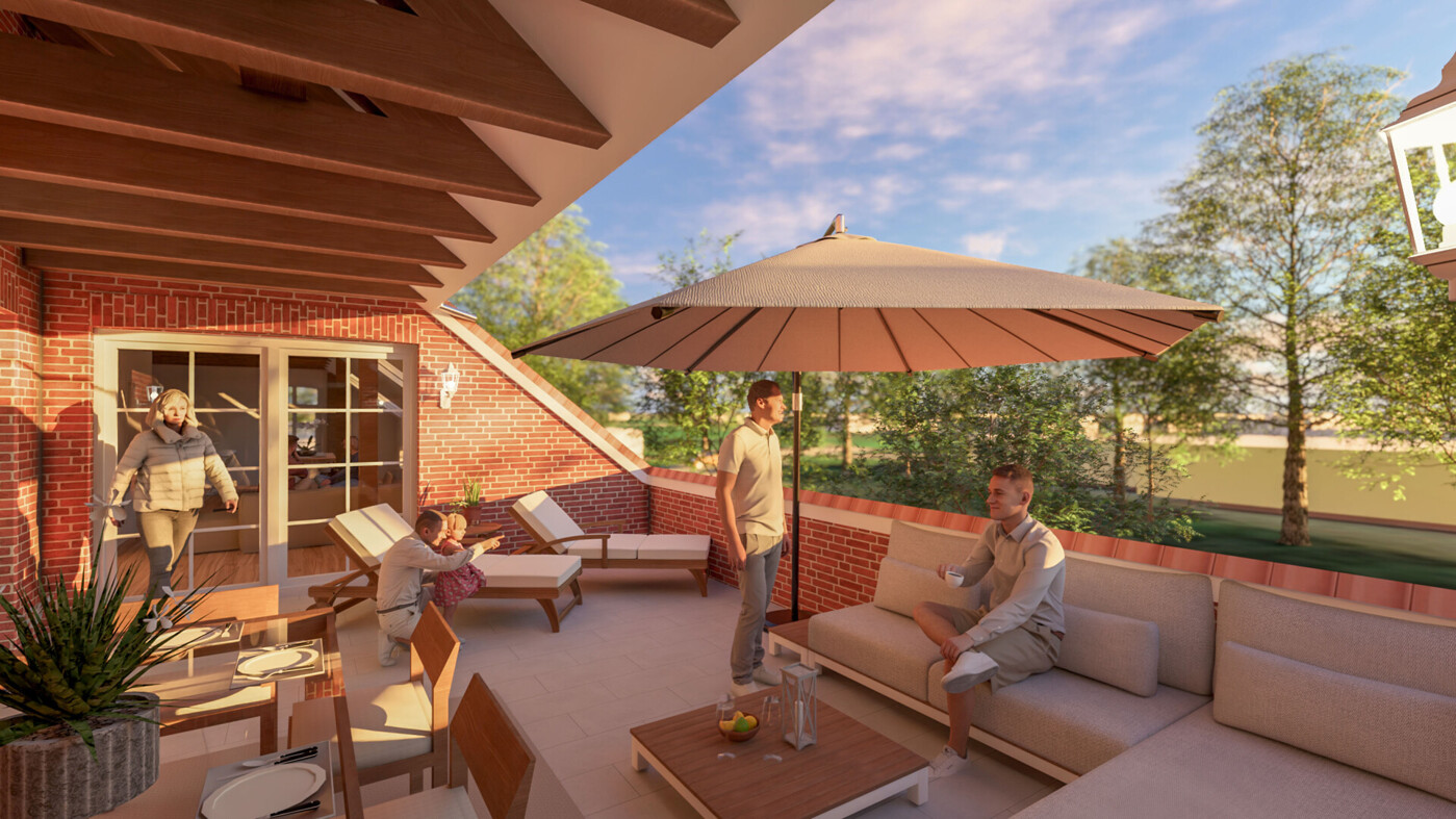 Visualisierung Balkon