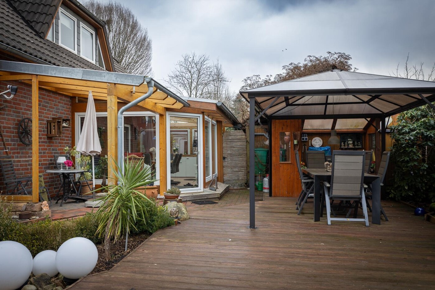 Terassenbereich am Wintergarten