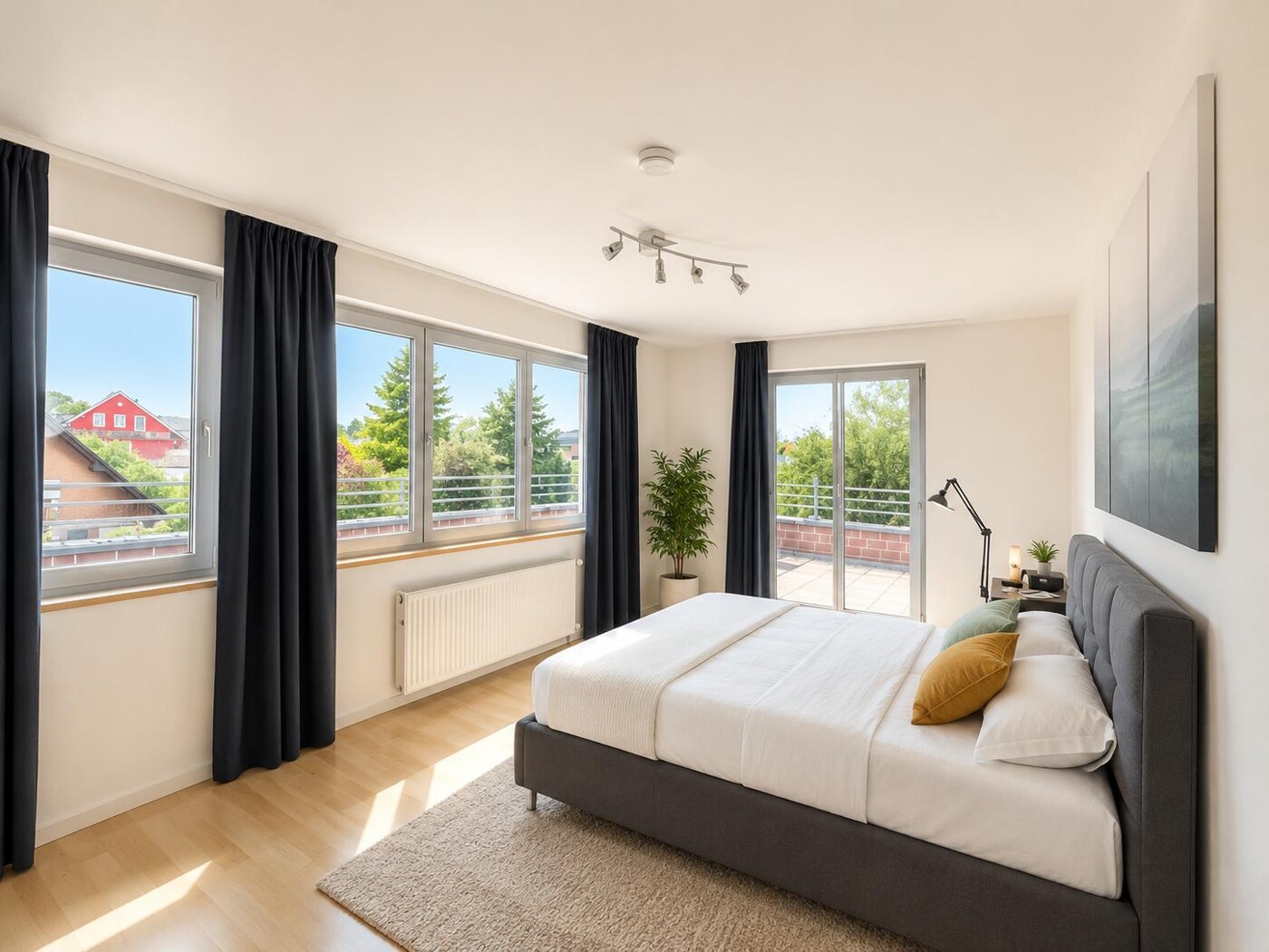 Schlafzimmer Penthouse