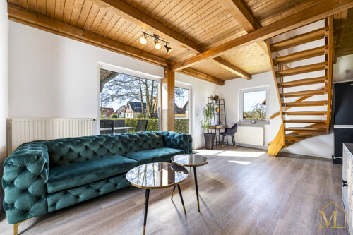 Lichtdurchfluteter Wohnbereich