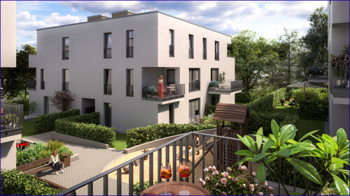 Grünes Wohnen im Quartier der Flüsse