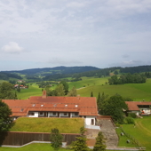 Ausblick vom Balkon