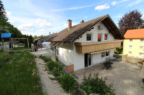 Südansicht des Hauses
