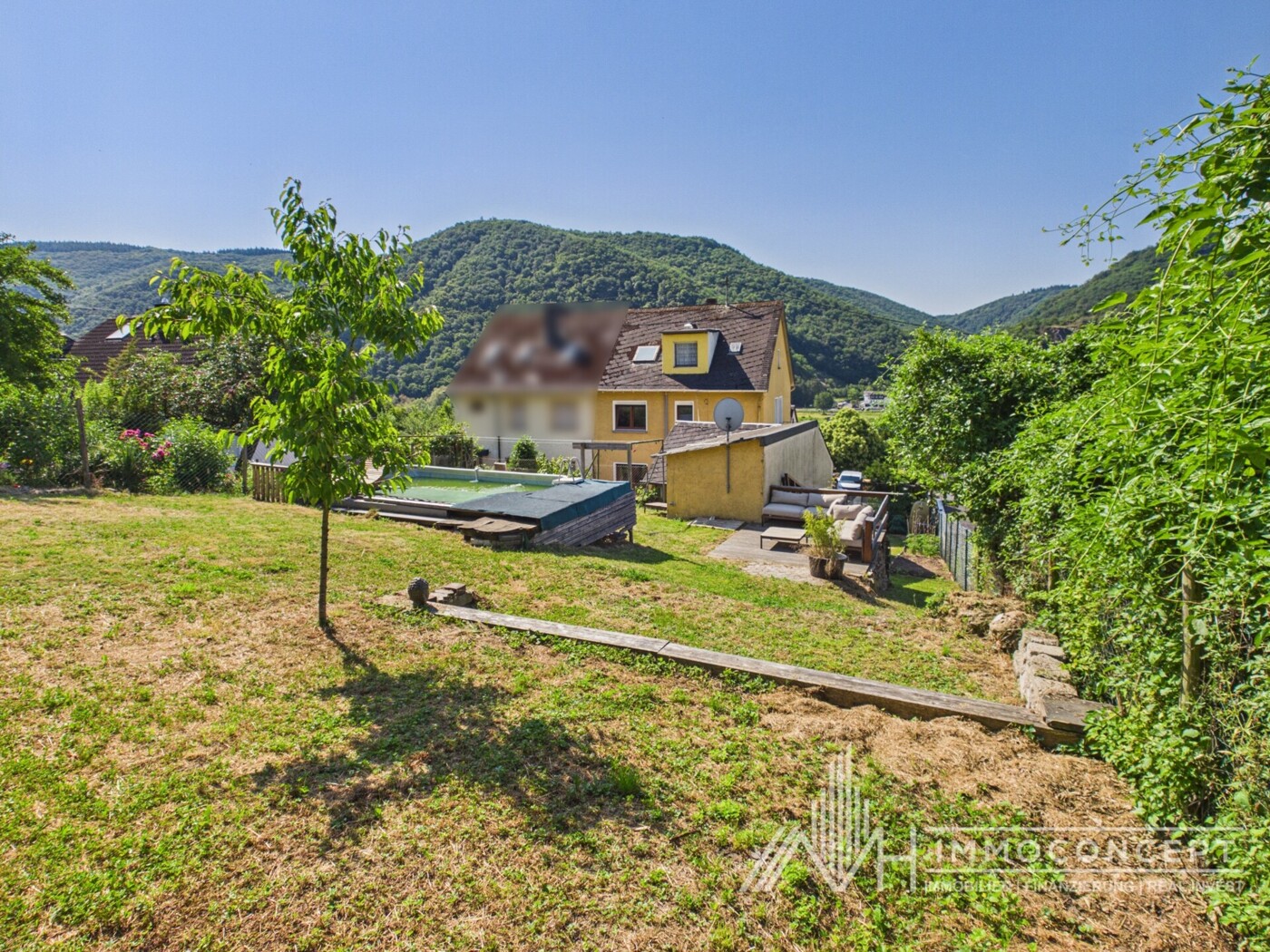 Gartenblick 2 und Rückseite