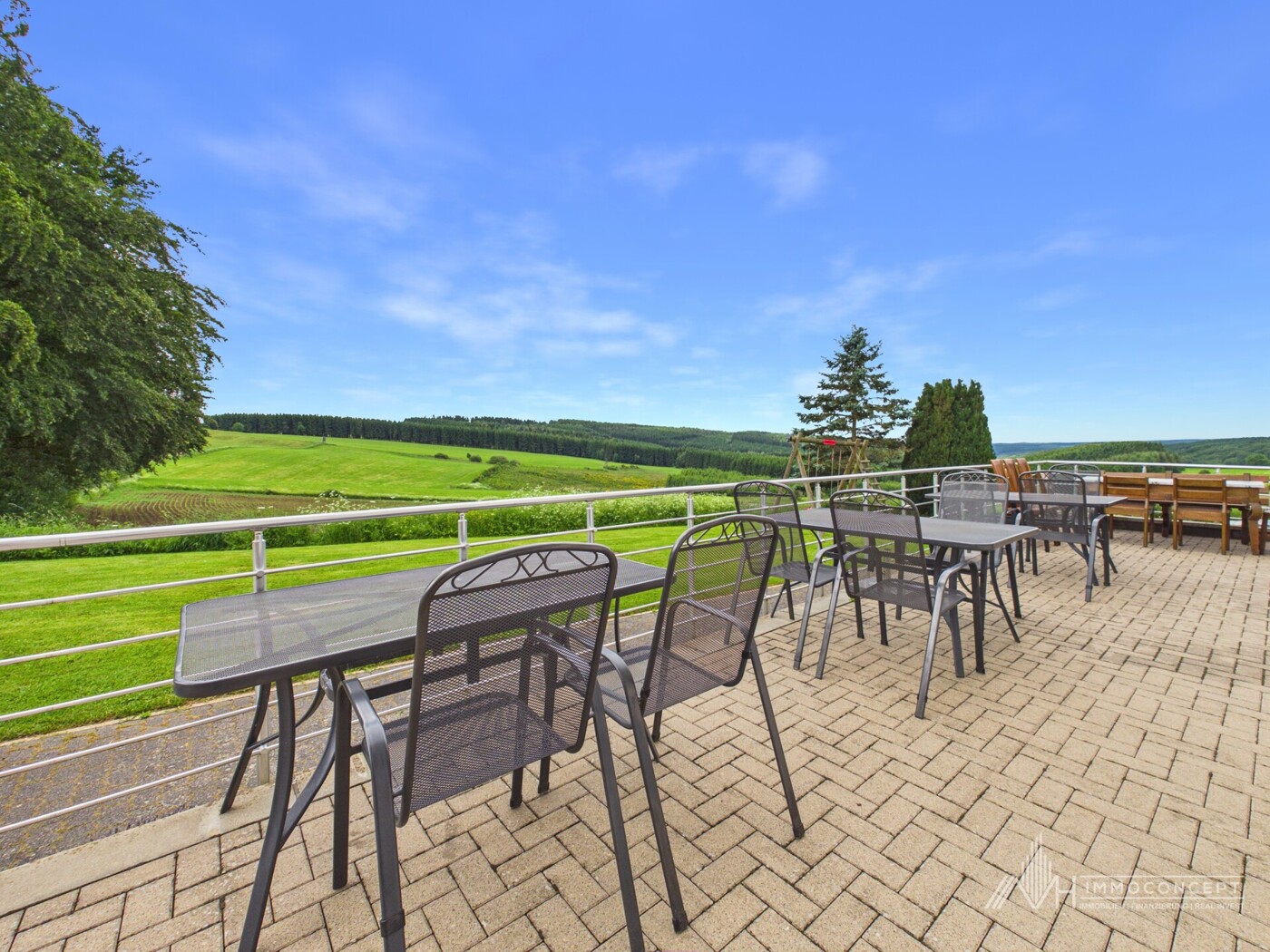 Aussicht Balkon Rückseite