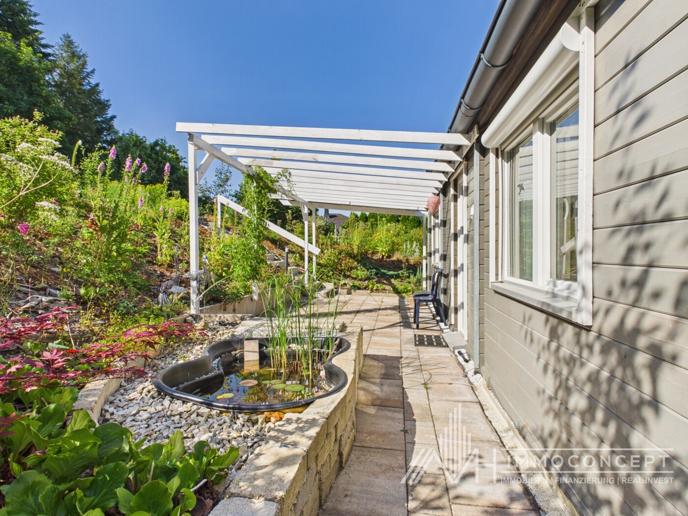 Blick zur Terrasse