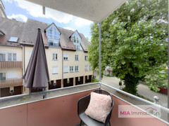 Blick vom Balkon