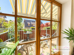 Blick zur Loggia
