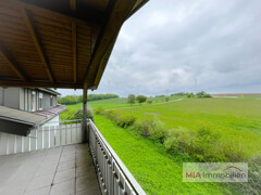 Blick vom Balkon