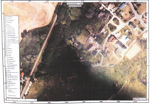 Flugperspektive Waldgrundstück