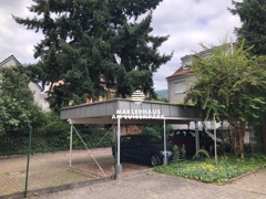 Hof mit Carport