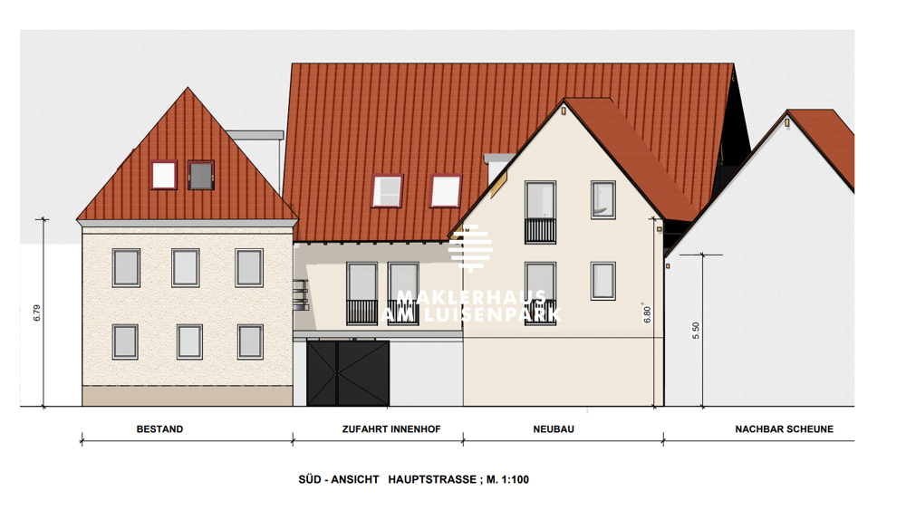 Südansicht Bestand