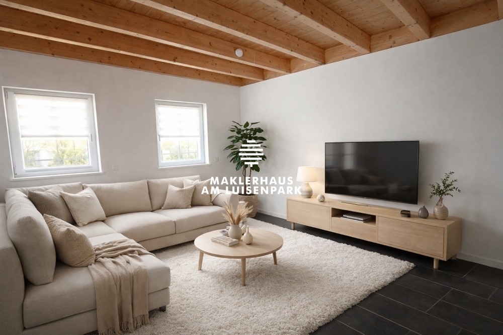 Beispiel eingerichtetes Wohnzimmer