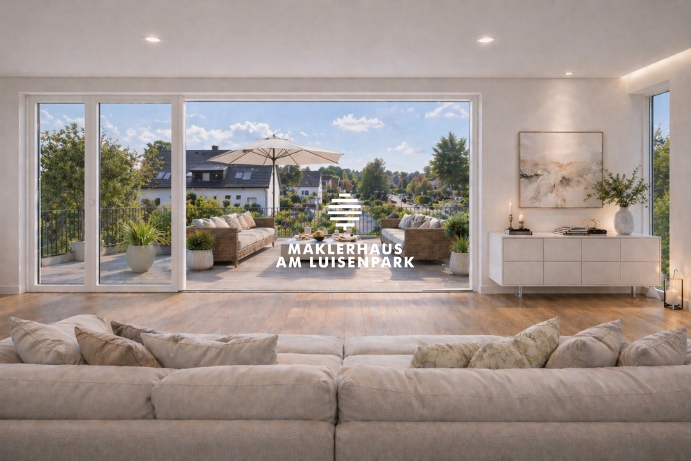 Modernes Penthaus mit lichtdurchflutetem Wohnkonzept